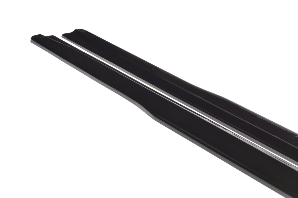 Maxton Design Seitenschweller Ansatz passend für V.3 Ford Focus ST / ST-Line Mk4 schwarz Hochglanz