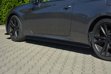 Laden Sie das Bild in den Galerie-Viewer, Maxton Design Seitenschweller Ansatz passend für HYUNDAI GENESIS COUPE MK.1 schwarz Hochglanz