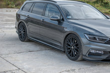 Laden Sie das Bild in den Galerie-Viewer, Maxton Design Seitenschweller Ansatz passend für Volkswagen Passat R-Line B8 schwarz Hochglanz