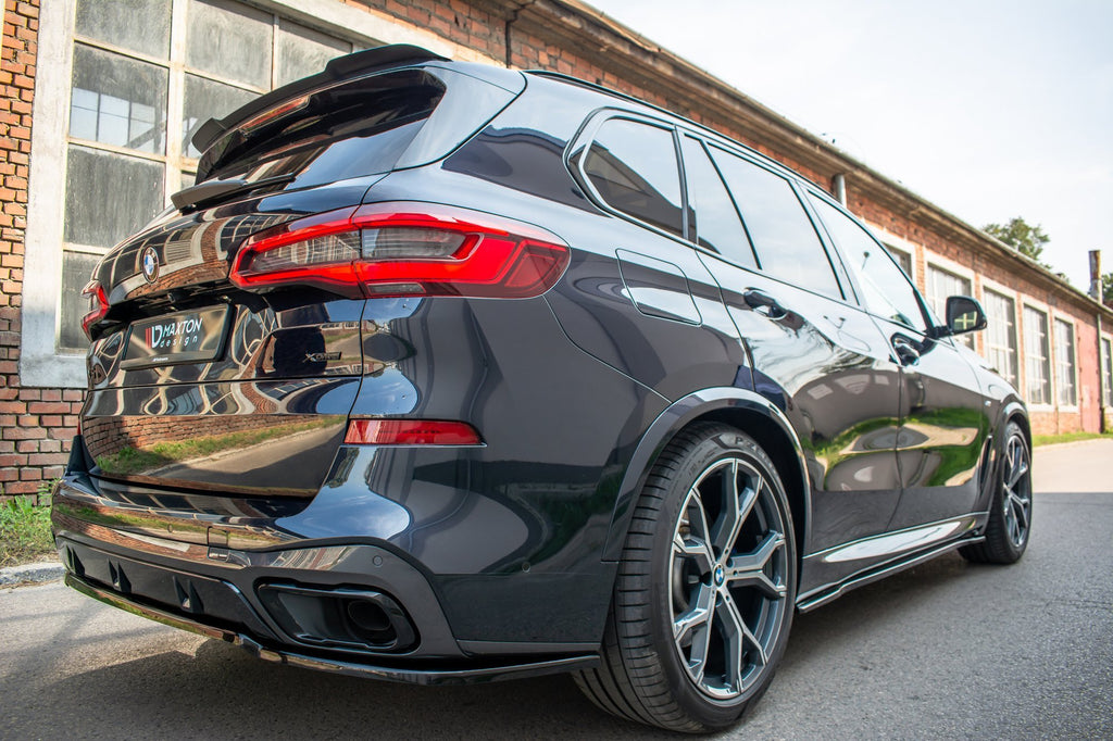 Maxton Design Seitenschweller Ansatz passend für BMW X5 G05 M Paket schwarz Hochglanz