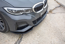 Laden Sie das Bild in den Galerie-Viewer, Maxton Design Front Ansatz passend für V.2 BMW 3er G20 M Paket schwarz Hochglanz