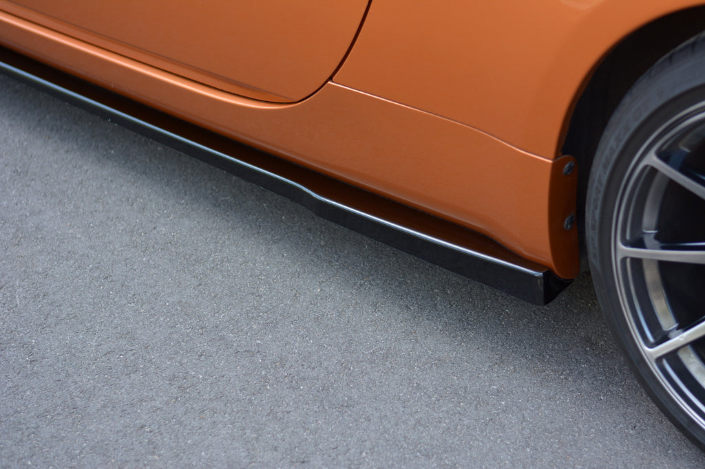 Maxton Design Seitenschweller Ansatz passend für NISSAN 350Z schwarz Hochglanz