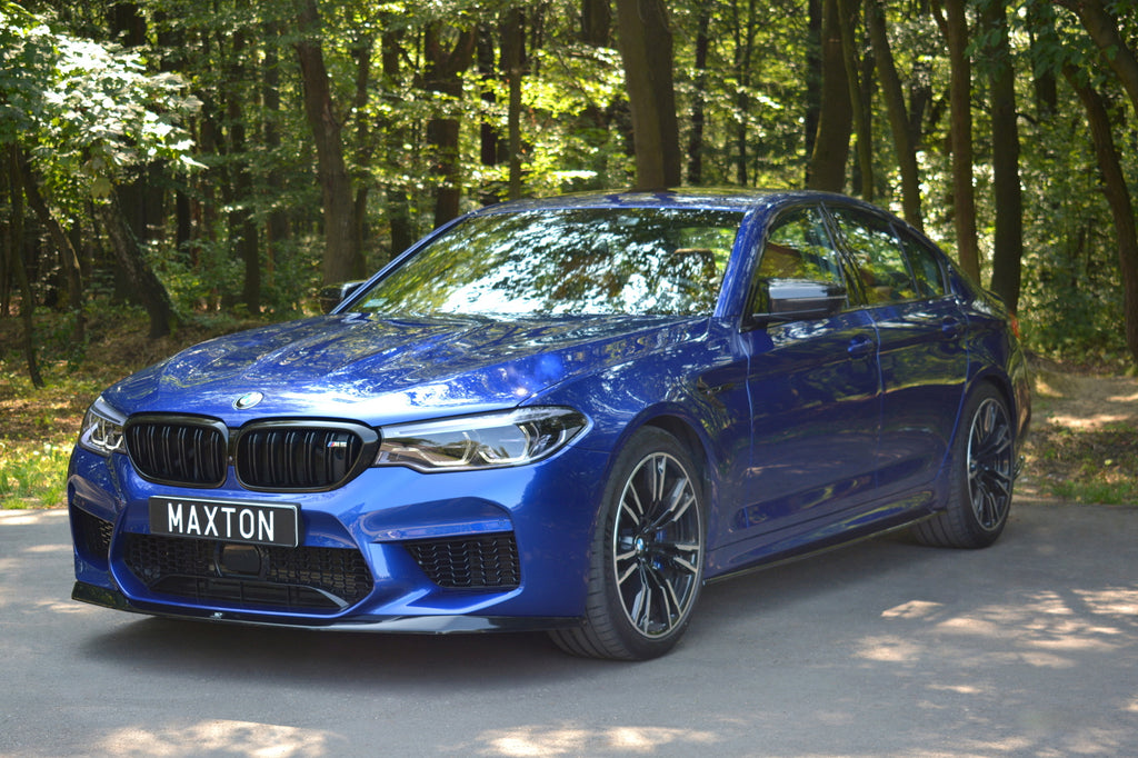 Maxton Design Seitenschweller Ansatz passend für BMW M5 F90 schwarz Hochglanz