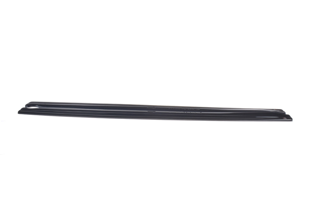 Maxton Design Seitenschweller Ansatz passend für Audi RS4 B9  schwarz Hochglanz