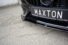 Laden Sie das Bild in den Galerie-Viewer, Maxton Design Front Ansatz passend für V.1 MERCEDES- BENZ C43 AMG W205 schwarz Hochglanz