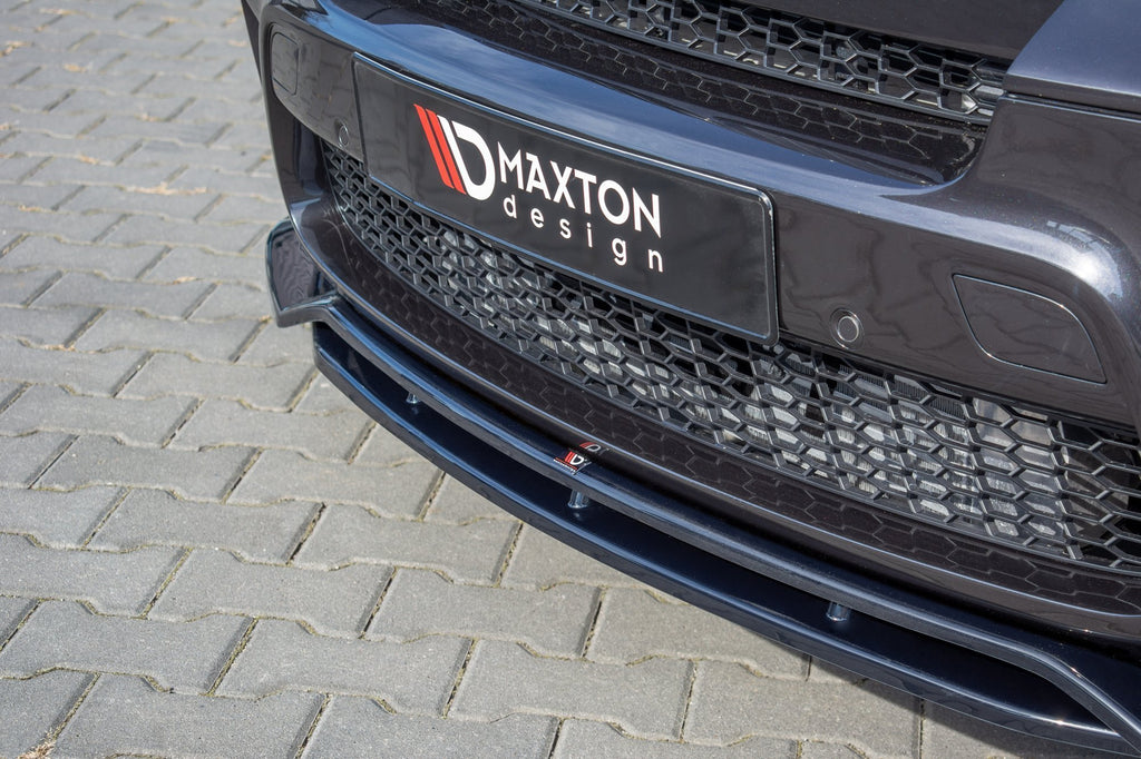 Maxton Design Front Ansatz passend für  BMW X5 E70 Facelift M Paket schwarz Hochglanz