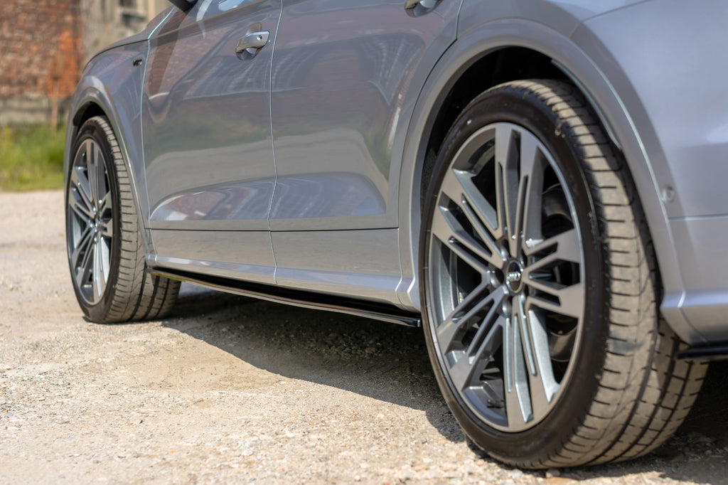 Maxton Design Seitenschweller Ansatz passend für Audi SQ5/Q5 S-line MkII schwarz Hochglanz