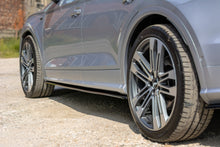 Laden Sie das Bild in den Galerie-Viewer, Maxton Design Seitenschweller Ansatz passend für Audi SQ5/Q5 S-line MkII schwarz Hochglanz