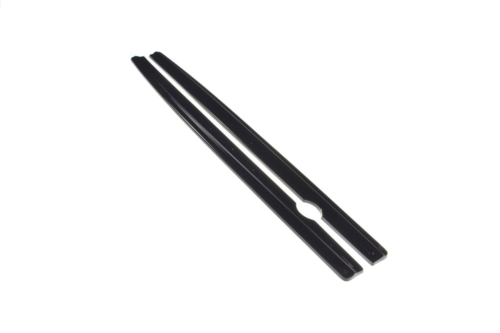 Maxton Design Seitenschweller Ansatz passend für BMW X3 F25 M-Paket Facelift schwarz Hochglanz