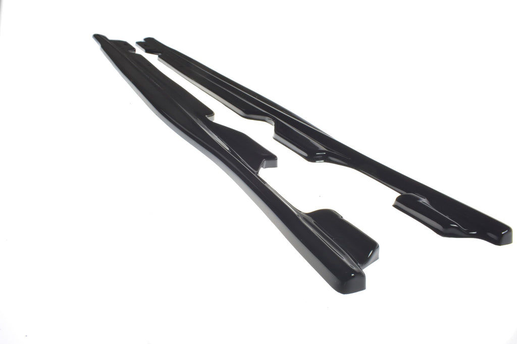 Maxton Design Seitenschweller Ansatz passend für BMW 3er G20 M Paket schwarz Hochglanz