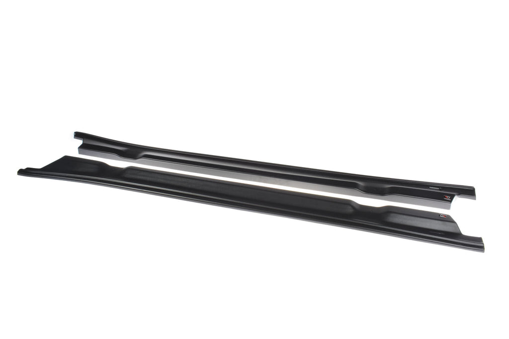 Maxton Design Seitenschweller Ansatz passend für NISSAN GT-R vor Facelift COUPE (R35-SERIES) schwarz Hochglanz
