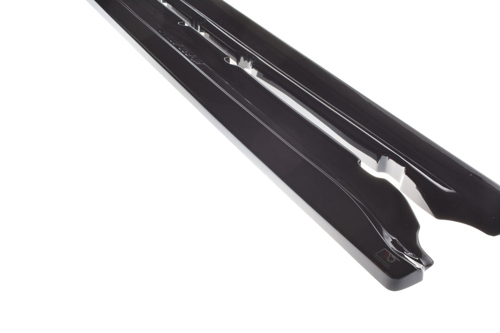 Maxton Design Seitenschweller Ansatz passend für NISSAN 350Z schwarz Hochglanz