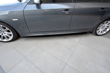 Laden Sie das Bild in den Galerie-Viewer, Maxton Design Seitenschweller Ansatz passend für BMW 5er E60/61 M Paket schwarz Hochglanz
