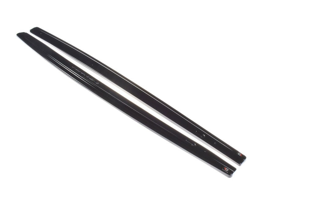 Maxton Design Seitenschweller Ansatz passend für Audi RS3 8V FL Limousine schwarz Hochglanz