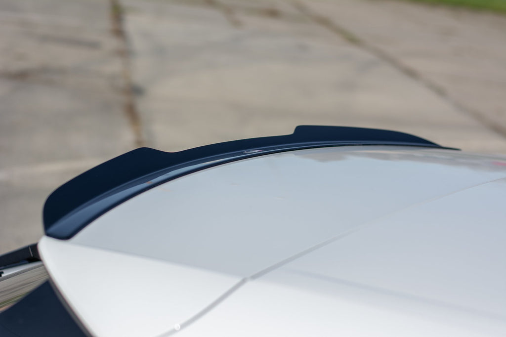 Maxton Design Spoiler CAP passend für V.1 Audi Q8 S-line schwarz Hochglanz