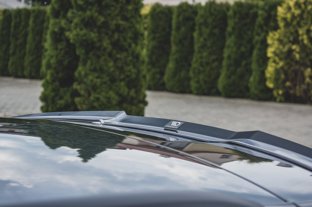 Maxton Design Spoiler CAP passend für passend für Audi S6 / A6 S-Line C7 Avant schwarz Hochglanz schwarz Hochglanz