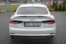 Laden Sie das Bild in den Galerie-Viewer, Maxton Design Spoiler CAP passend für Audi A5 S-Line F5 Sportback schwarz Hochglanz
