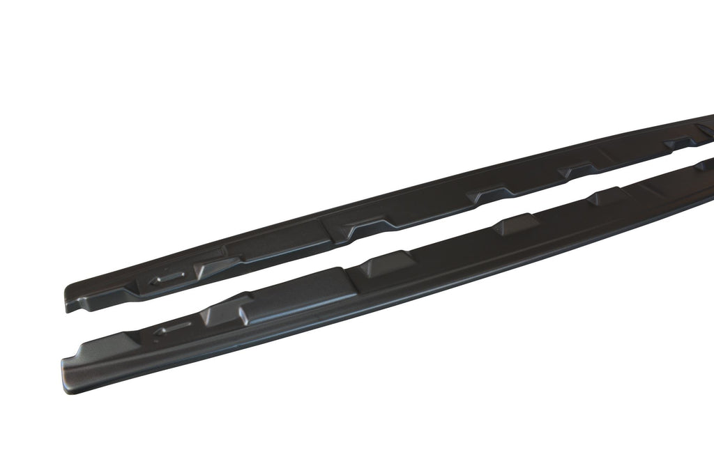 Maxton Design Seitenschweller Ansatz passend für Audi S5 / A5 S-Line F5 Sportback  schwarz Hochglanz
