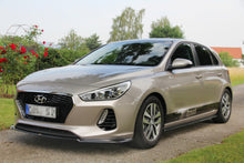 Laden Sie das Bild in den Galerie-Viewer, Maxton Design Seitenschweller Ansatz passend für HYUNDAI I30 MK3 HATCHBACK schwarz Hochglanz