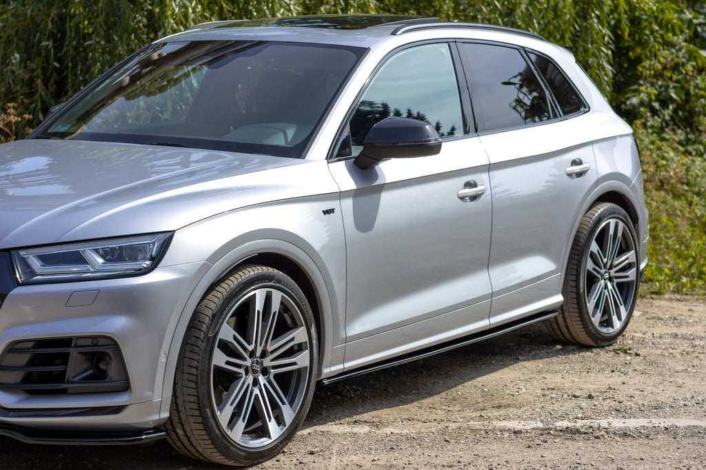 Maxton Design Seitenschweller Ansatz passend für Audi SQ5/Q5 S-line MkII schwarz Hochglanz