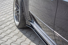 Laden Sie das Bild in den Galerie-Viewer, Maxton Design Seitenschweller Ansatz passend für BMW X5 E70 Facelift M Paket schwarz Hochglanz