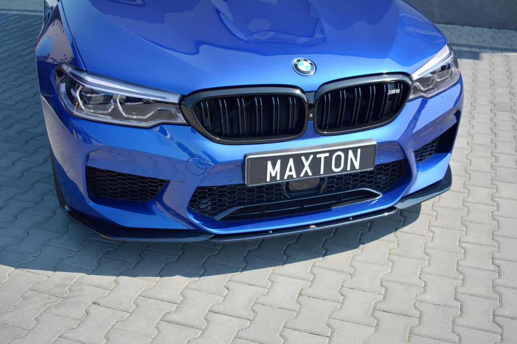 Maxton Design Front Ansatz passend für V.2 BMW M5 F90 schwarz Hochglanz