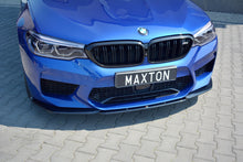Laden Sie das Bild in den Galerie-Viewer, Maxton Design Front Ansatz passend für V.2 BMW M5 F90 schwarz Hochglanz