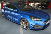 Laden Sie das Bild in den Galerie-Viewer, Maxton Design Seitenschweller Ansatz passend für Ford Focus ST / ST-Line Mk4 schwarz Hochglanz