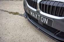 Laden Sie das Bild in den Galerie-Viewer, Maxton Design Front Ansatz passend für V.2 BMW 3er G20 M Paket schwarz Hochglanz