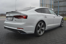 Laden Sie das Bild in den Galerie-Viewer, Maxton Design Seitenschweller Ansatz passend für Audi S5 / A5 S-Line F5 Sportback  schwarz Hochglanz