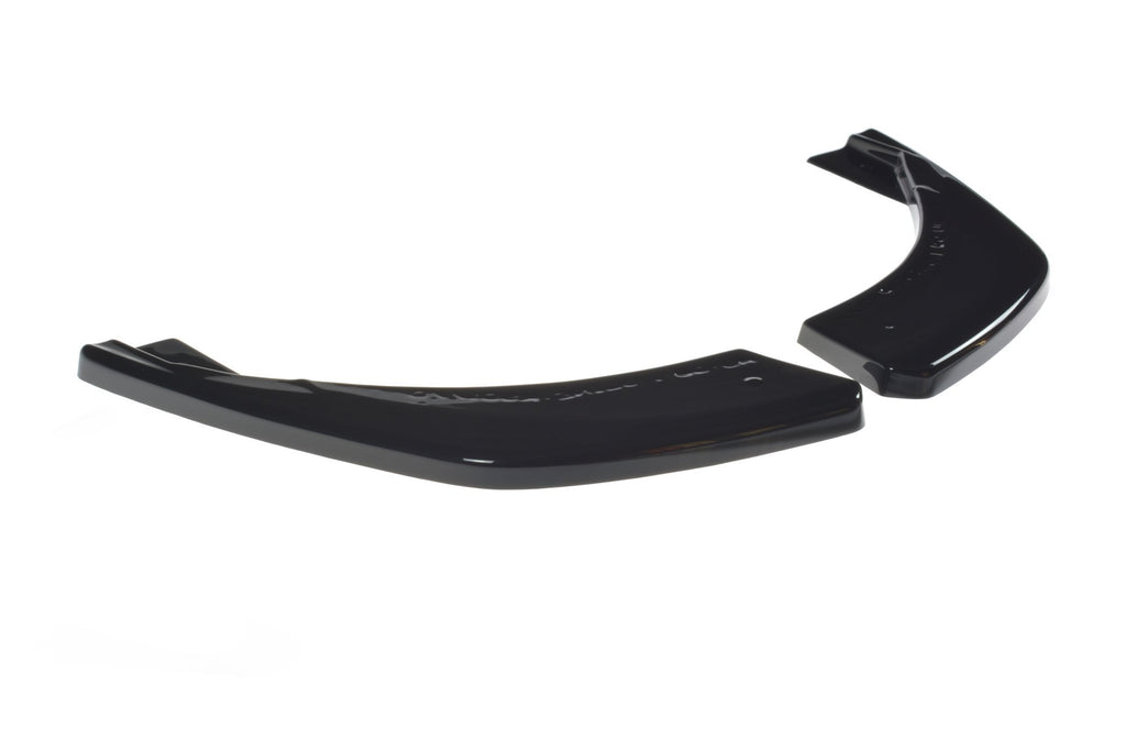 Maxton Design Heck Ansatz Flaps Diffusor passend für Audi Q8 S-line schwarz Hochglanz