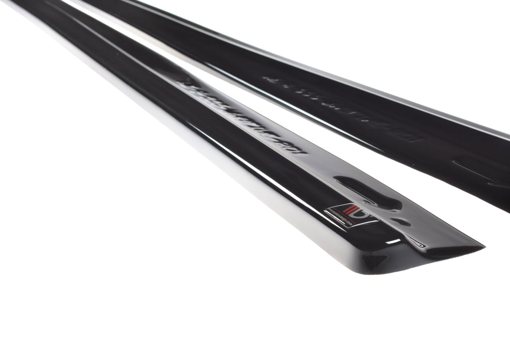 Maxton Design Seitenschweller Ansatz passend für Mercedes S-KLASSE AMG-LINE W222 schwarz Hochglanz