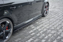 Laden Sie das Bild in den Galerie-Viewer, Maxton Design Seitenschweller Ansatz passend für Audi RS3 8V FL Sportback schwarz Hochglanz