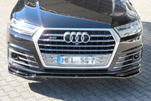 Laden Sie das Bild in den Galerie-Viewer, Maxton Design Front Ansatz passend für Audi SQ7 / Q7 S-Line Mk.2 schwarz Hochglanz