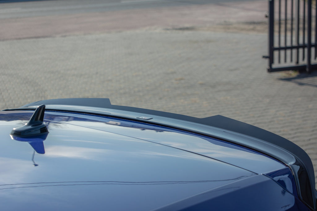 Maxton Design Spoiler CAP passend für V.2 Volkswagen Golf 7 R/GTI Facelift  schwarz Hochglanz