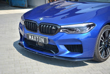 Laden Sie das Bild in den Galerie-Viewer, Maxton Design Front Ansatz passend für V.2 BMW M5 F90 schwarz Hochglanz