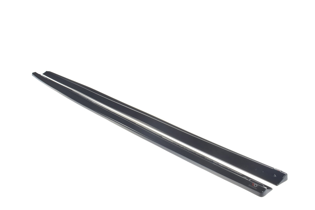 Maxton Design Seitenschweller Ansatz passend für Mercedes-Benz E-Klasse W213 Coupe (C238) AMG-Line schwarz Hochglanz