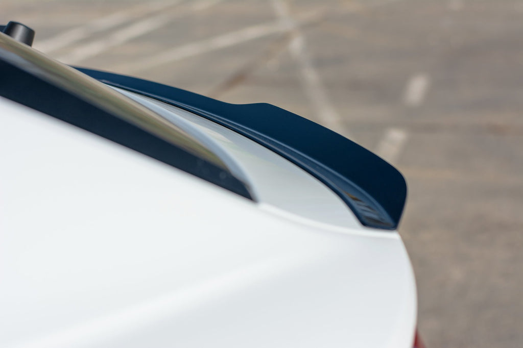 Maxton Design Spoiler CAP passend für V.2 Audi Q8 S-line schwarz Hochglanz