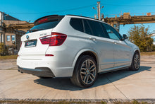 Laden Sie das Bild in den Galerie-Viewer, Maxton Design Seitenschweller Ansatz passend für BMW X3 F25 M-Paket Facelift schwarz Hochglanz