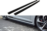 Maxton Design Seitenschweller Ansatz passend für Audi RS5 F5 Coupe schwarz Hochglanz