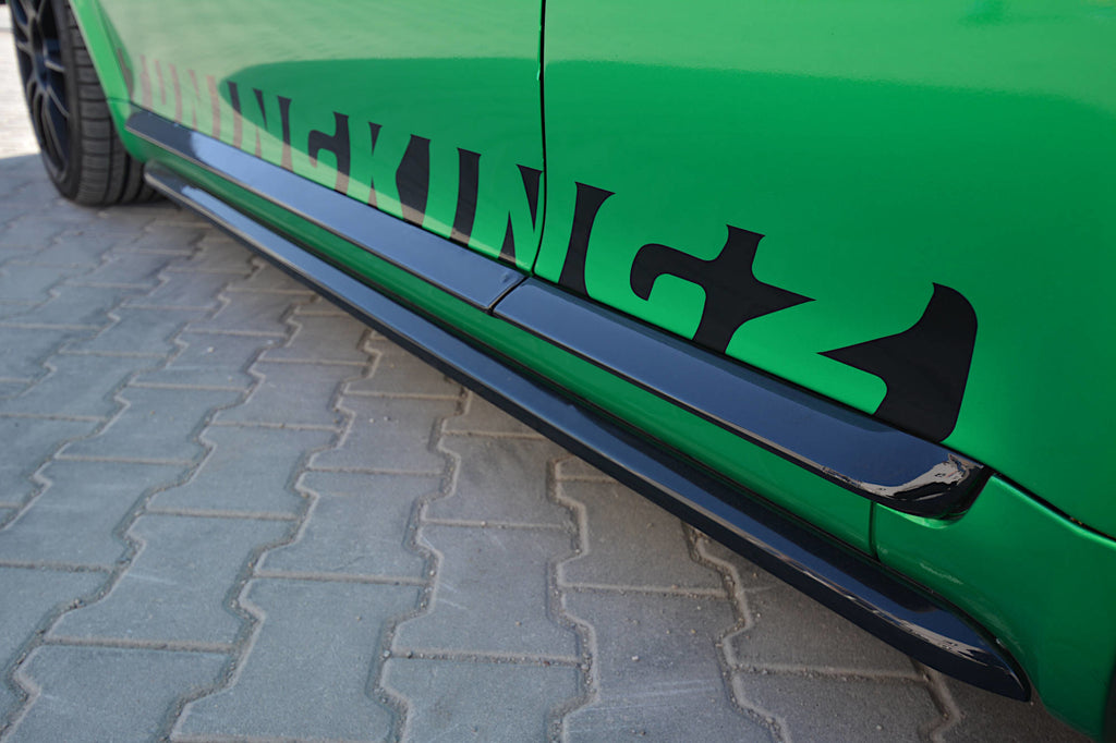 Maxton Design Seitenschweller Ansatz passend für AUDI S3 8L schwarz Hochglanz