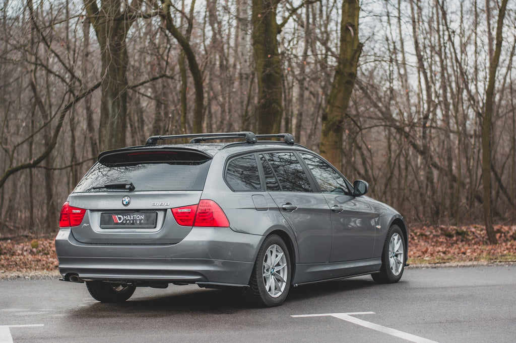 Maxton Design Seitenschweller Ansatz passend für BMW 3er E90/E91 Facelift schwarz Hochglanz