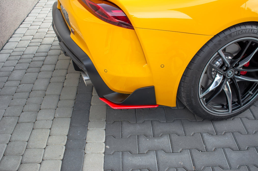 Maxton Design Heck Ansatz Flaps Diffusor passend für V.2 Toyota Supra Mk5