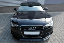 Laden Sie das Bild in den Galerie-Viewer, Maxton Design Front Ansatz passend für V.1 Audi S5 / A5 S-Line 8T FL schwarz Hochglanz