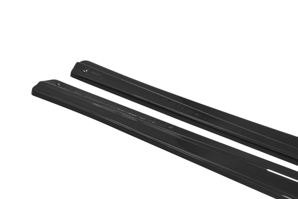Maxton Design Seitenschweller Ansatz passend für BMW M2 F87 COUPE schwarz Hochglanz