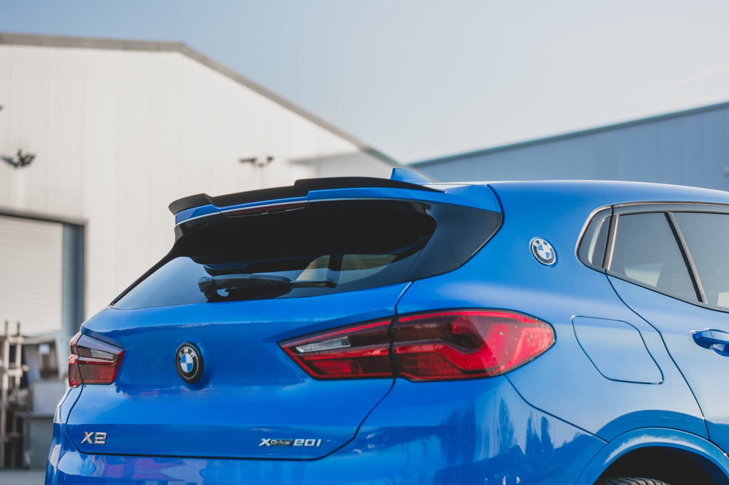 Maxton Design Spoiler CAP passend für BMW X2 F39 M-Paket schwarz Hochglanz