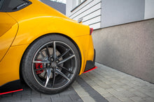 Laden Sie das Bild in den Galerie-Viewer, Maxton Design Heck Ansatz Flaps Diffusor passend für V.2 Toyota Supra Mk5