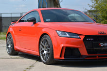 Laden Sie das Bild in den Galerie-Viewer, Maxton Design Seitenschweller Ansatz passend für Audi TT RS 8S  schwarz Hochglanz