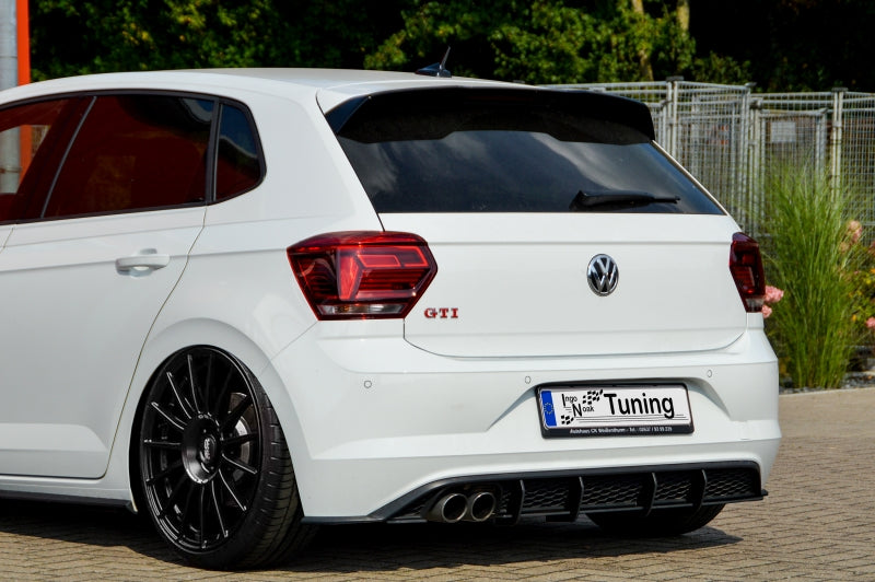 Ingo Noak Gefräßter Heckansatz  mit Finnen für VW Polo 6 GTI 2G (AW)