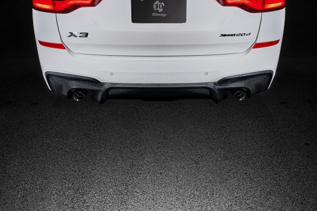 3DDesign Carbon Diffusor für BMW G01 X3 mit M-Paket